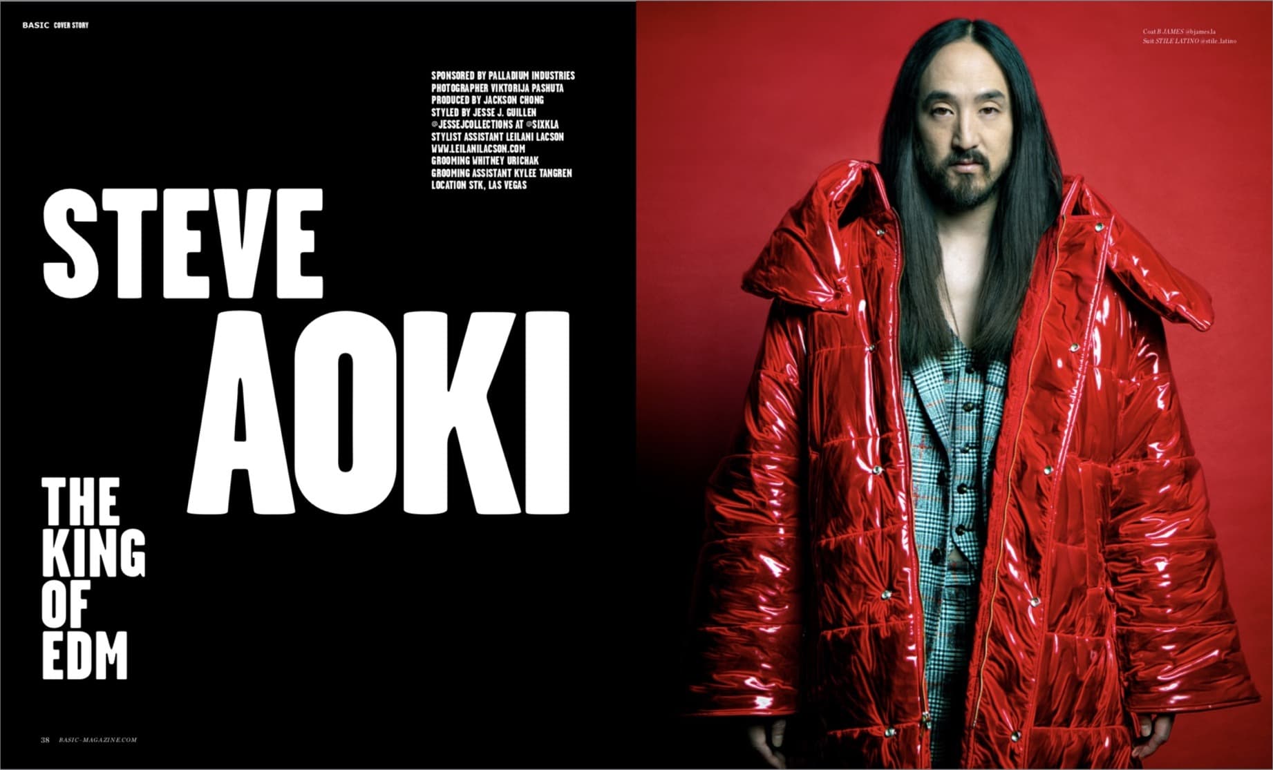 The Neon Future of Steve Aoki in BASIC Magazine